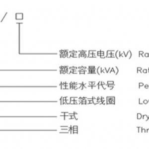 H级非包封三相干式配电变压器